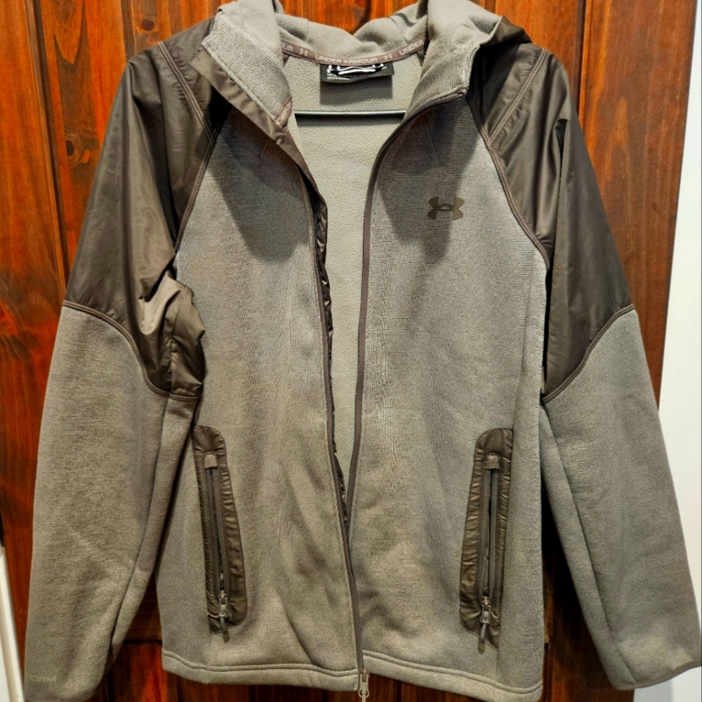 Under Armour Storm Gray and Taupe Men's Jacket size Small